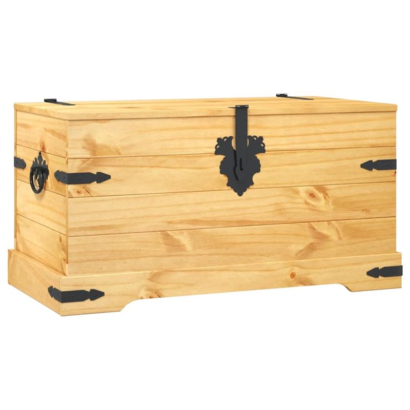 Casa si Gradina - Mobilier - Organizare si depozitare - Cufere si lazi - Cufar depozitare din pin mexican Corona Range 91 x 49,5 x 47 cm - Infinity.ro