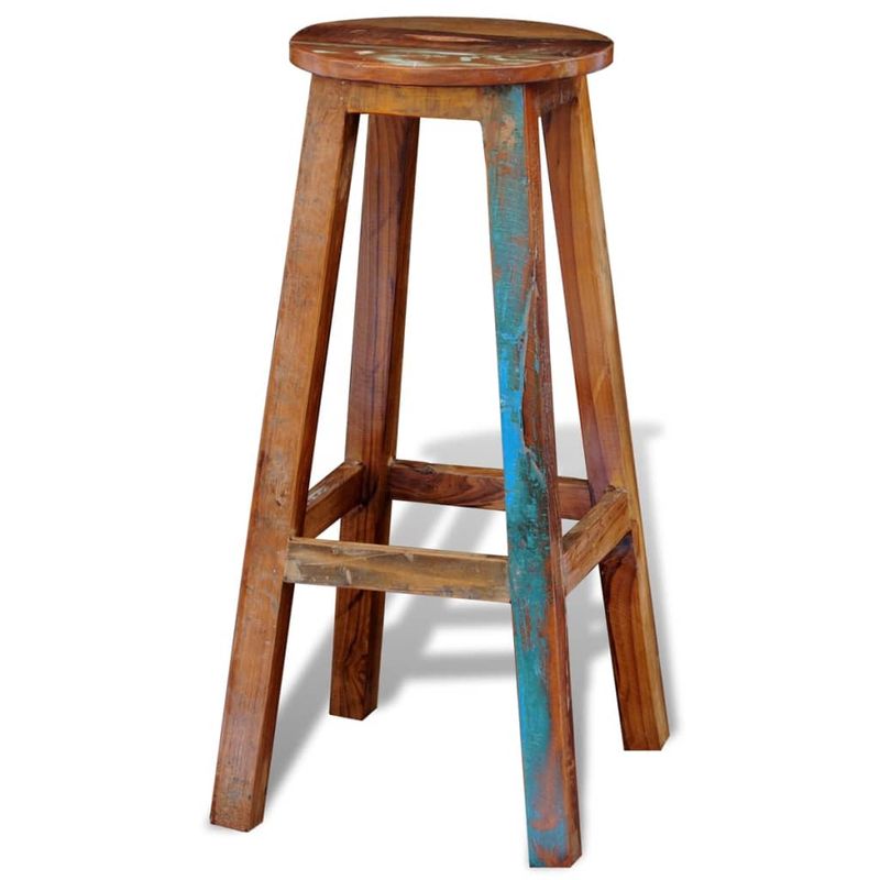 Casa si Gradina - Mobilier - Scaune si fotolii - Scaune - Scaun de bar, lemn masiv reciclat - Infinity.ro