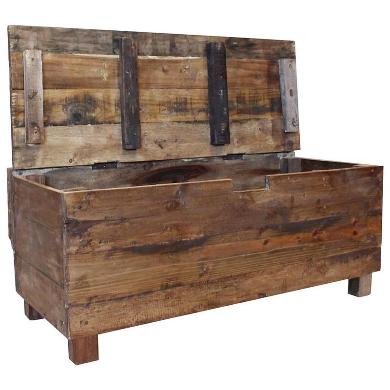 Casa si Gradina - Mobilier - Canapele si coltare - Banchete - Banca, 86x40x60 cm, lemn masiv de mahon - Infinity.ro