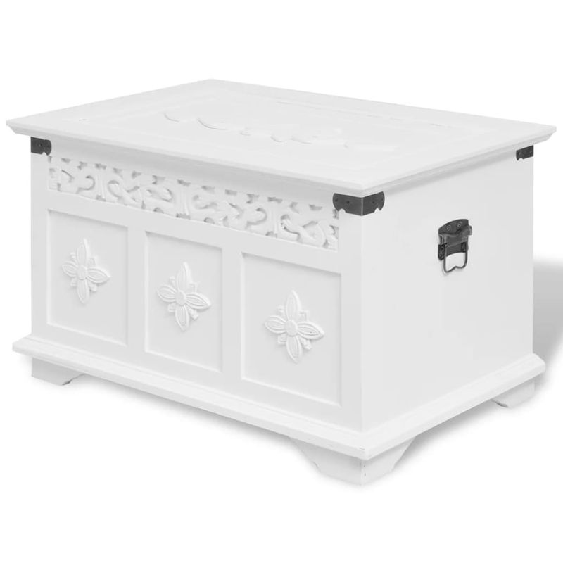Casa si Gradina - Mobilier - Organizare si depozitare - Cufere si lazi - Cufar de depozitare, alb, 2 piese - Infinity.ro