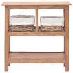 Casa si Gradina - Mobilier - Comode si corpuri - Console - Masa consola, 69x28x70 cm, lemn masiv de mahon - Infinity.ro