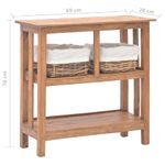 Casa si Gradina - Mobilier - Comode si corpuri - Console - Masa consola, 69x28x70 cm, lemn masiv de mahon - Infinity.ro