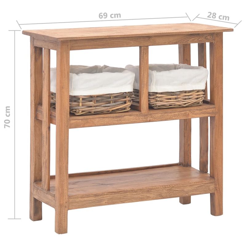 Casa si Gradina - Mobilier - Comode si corpuri - Console - Masa consola, 69x28x70 cm, lemn masiv de mahon - Infinity.ro