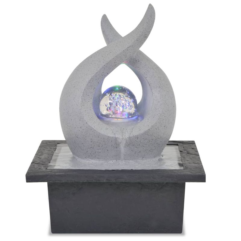Casa si Gradina - Gradina si terasa - Decoratiuni exterior - Ornamente gradina - Fantana de interior cu iluminare LED, polirasina - Infinity.ro
