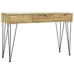 Casa si Gradina - Mobilier - Comode si corpuri - Console - Masa consola, 120x35x76 cm, tec masiv - Infinity.ro