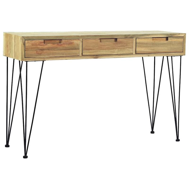 Casa si Gradina - Mobilier - Comode si corpuri - Console - Masa consola, 120x35x76 cm, tec masiv - Infinity.ro
