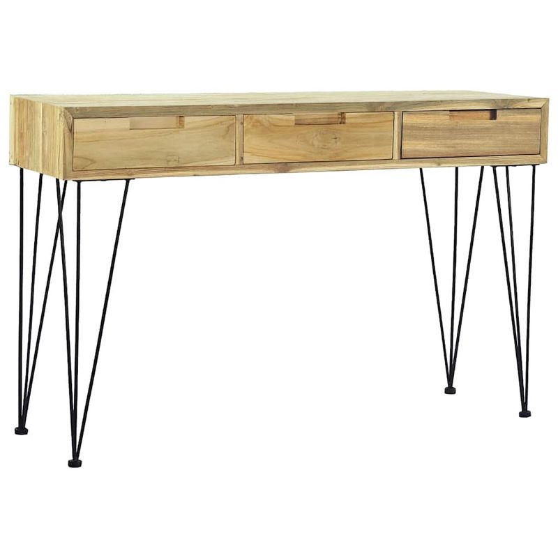 Casa si Gradina - Mobilier - Comode si corpuri - Console - Masa consola, 120x35x76 cm, tec masiv - Infinity.ro