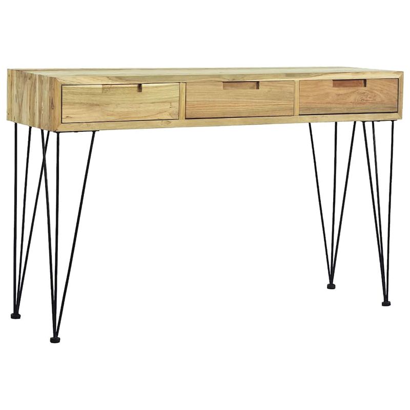 Casa si Gradina - Mobilier - Comode si corpuri - Console - Masa consola, 120x35x76 cm, tec masiv - Infinity.ro