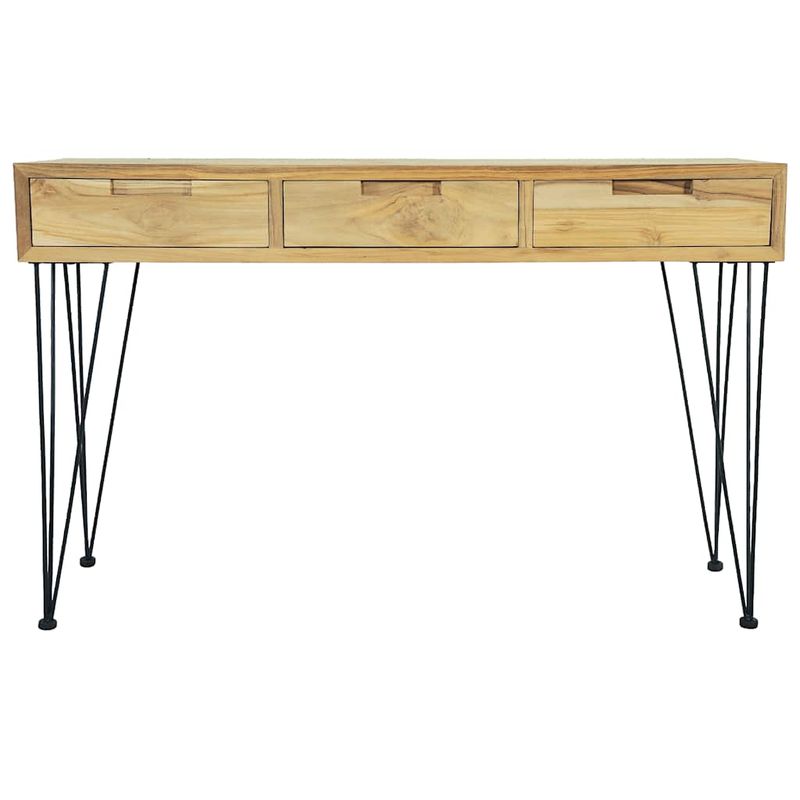Casa si Gradina - Mobilier - Comode si corpuri - Console - Masa consola, 120x35x76 cm, tec masiv - Infinity.ro