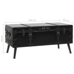 Casa si Gradina - Mobilier - Mese si birouri - Masute de cafea - Masa de cafea din MDF si otel 102x51x48 cm - Infinity.ro