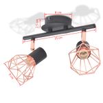 Casa si Gradina - Corpuri si surse de iluminat - Lustre si pendule - Lustra cu 2 becuri LED cu filament, 8 W - Infinity.ro