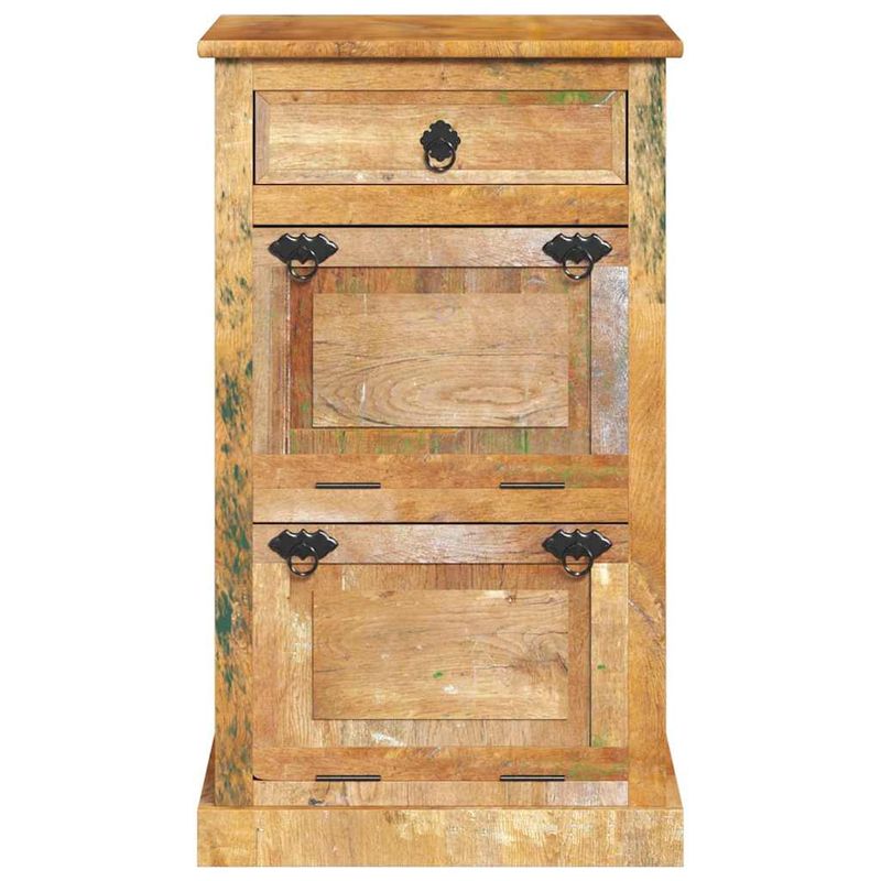 Casa si Gradina - Mobilier - Organizare si depozitare - Organizator incaltaminte - Dulap incaltaminte 4 niveluri cu sertar, lemn masiv recuperat - Infinity.ro