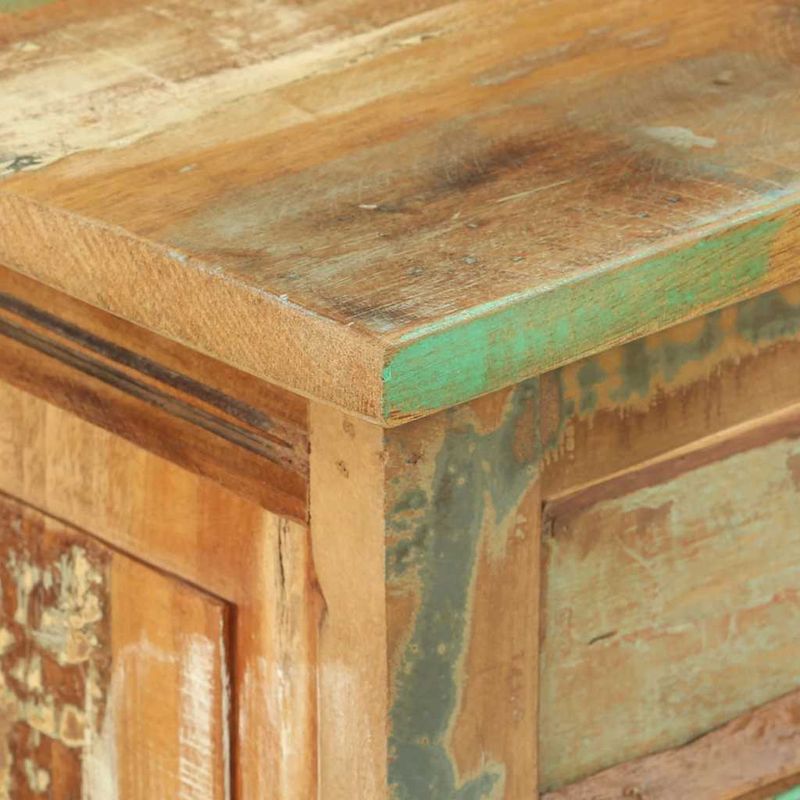 Casa si Gradina - Mobilier - Organizare si depozitare - Organizator incaltaminte - Dulap incaltaminte 4 niveluri cu sertar, lemn masiv recuperat - Infinity.ro