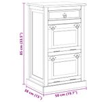 Casa si Gradina - Mobilier - Organizare si depozitare - Organizator incaltaminte - Dulap incaltaminte 4 niveluri cu sertar, lemn masiv recuperat - Infinity.ro