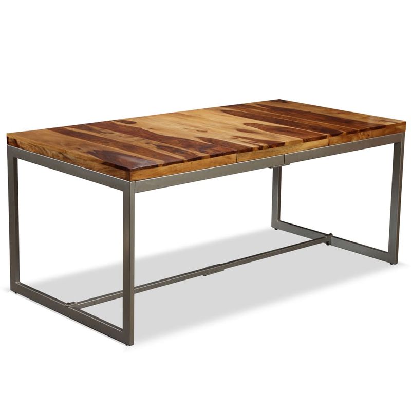 Casa si Gradina - Mobilier - Mese si birouri - Mese bucatarie si dining - Masa de bucatarie, 180 cm, lemn masiv de acacia si otel - Infinity.ro