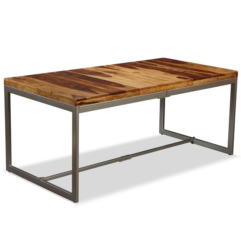 Casa si Gradina - Mobilier - Mese si birouri - Mese bucatarie si dining - Masa de bucatarie, 180 cm, lemn masiv de acacia si otel - Infinity.ro