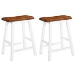Casa si Gradina - Mobilier - Scaune si fotolii - Scaune - Scaune de bar, 2 buc., lemn masiv - Infinity.ro