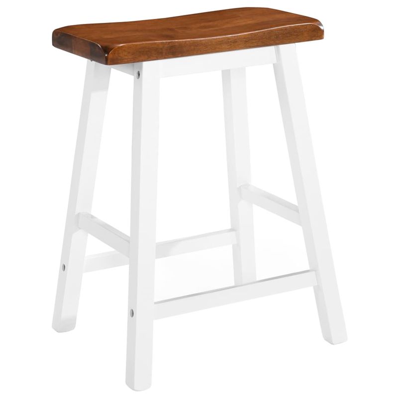 Casa si Gradina - Mobilier - Scaune si fotolii - Scaune - Scaune de bar, 2 buc., lemn masiv - Infinity.ro
