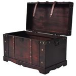 Casa si Gradina - Mobilier - Organizare si depozitare - Cufere si lazi - Cufar vintage din lemn, 66 x 38 x 40 cm - Infinity.ro