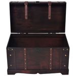 Casa si Gradina - Mobilier - Organizare si depozitare - Cufere si lazi - Cufar vintage din lemn, 66 x 38 x 40 cm - Infinity.ro