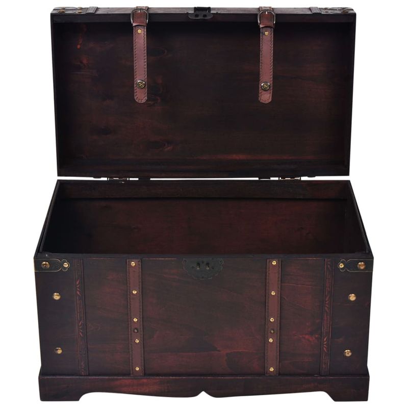 Casa si Gradina - Mobilier - Organizare si depozitare - Cufere si lazi - Cufar vintage din lemn, 66 x 38 x 40 cm - Infinity.ro