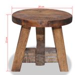 Casa si Gradina - Mobilier - Scaune si fotolii - Tabureti - Taburet, lemn masiv de mahon - Infinity.ro