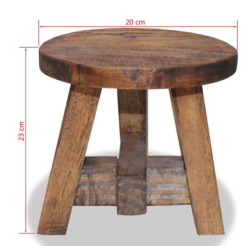 Casa si Gradina - Mobilier - Scaune si fotolii - Tabureti - Taburet, lemn masiv de mahon - Infinity.ro