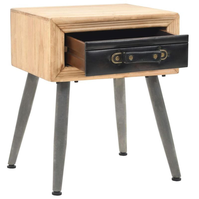 Casa si Gradina - Mobilier - Comode si corpuri - Noptiere - Noptiera, 43x38x50 cm, lemn masiv de brad - Infinity.ro