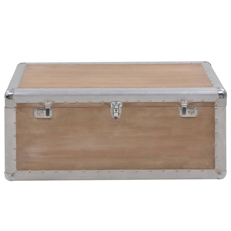 Casa si Gradina - Mobilier - Organizare si depozitare - Cufere si lazi - Lada de depozitare, maro, 91 x 52 x 40 cm, lemn masiv de brad - Infinity.ro