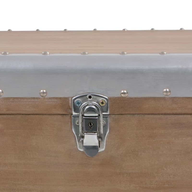 Casa si Gradina - Mobilier - Organizare si depozitare - Cufere si lazi - Lada de depozitare, maro, 91 x 52 x 40 cm, lemn masiv de brad - Infinity.ro