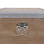 Casa si Gradina - Mobilier - Organizare si depozitare - Cufere si lazi - Lada de depozitare, maro, 91 x 52 x 40 cm, lemn masiv de brad - Infinity.ro