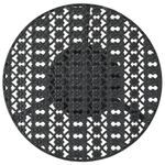 Casa si Gradina - Gradina si terasa - Mobilier exterior - Mese gradina - Masa de bistro, negru, 40 x 70 cm, metal - Infinity.ro