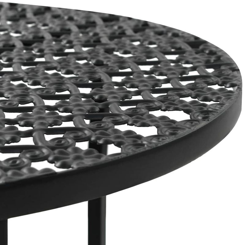 Casa si Gradina - Gradina si terasa - Mobilier exterior - Mese gradina - Masa de bistro, negru, 40 x 70 cm, metal - Infinity.ro
