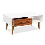Casa si Gradina - Mobilier - Mese si birouri - Masute de cafea - Masuta de cafea, lemn masiv de acacia, 90 x 50 x 40 cm - Infinity.ro