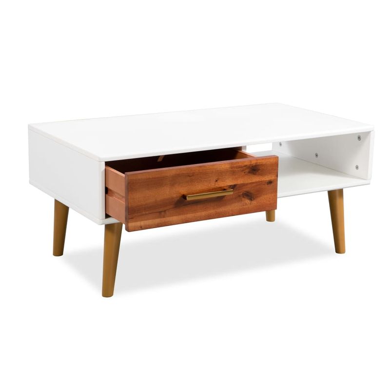 Casa si Gradina - Mobilier - Mese si birouri - Masute de cafea - Masuta de cafea, lemn masiv de acacia, 90 x 50 x 40 cm - Infinity.ro