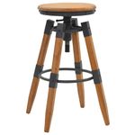 Casa si Gradina - Mobilier - Scaune si fotolii - Scaune - Scaune de bar, 2 buc., lemn masiv de brad - Infinity.ro