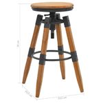Casa si Gradina - Mobilier - Scaune si fotolii - Scaune - Scaune de bar, 2 buc., lemn masiv de brad - Infinity.ro