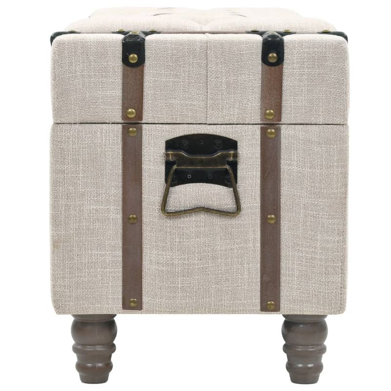 Casa si Gradina - Mobilier - Canapele si coltare - Banchete - Set banca depozitare 3 buc, lemn masiv si otel, 112x37x45 cm - Infinity.ro