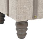 Casa si Gradina - Mobilier - Canapele si coltare - Banchete - Set banca depozitare 3 buc, lemn masiv si otel, 112x37x45 cm - Infinity.ro