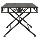 Casa si Gradina - Mobilier - Mese si birouri - Masute de cafea - Masuta de cafea pliabila, vintage, negru, 100x50x45 cm, metal - Infinity.ro