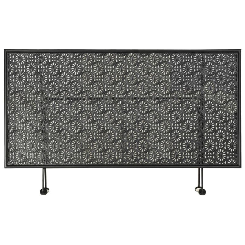 Casa si Gradina - Mobilier - Mese si birouri - Masute de cafea - Masuta de cafea pliabila, vintage, negru, 100x50x45 cm, metal - Infinity.ro