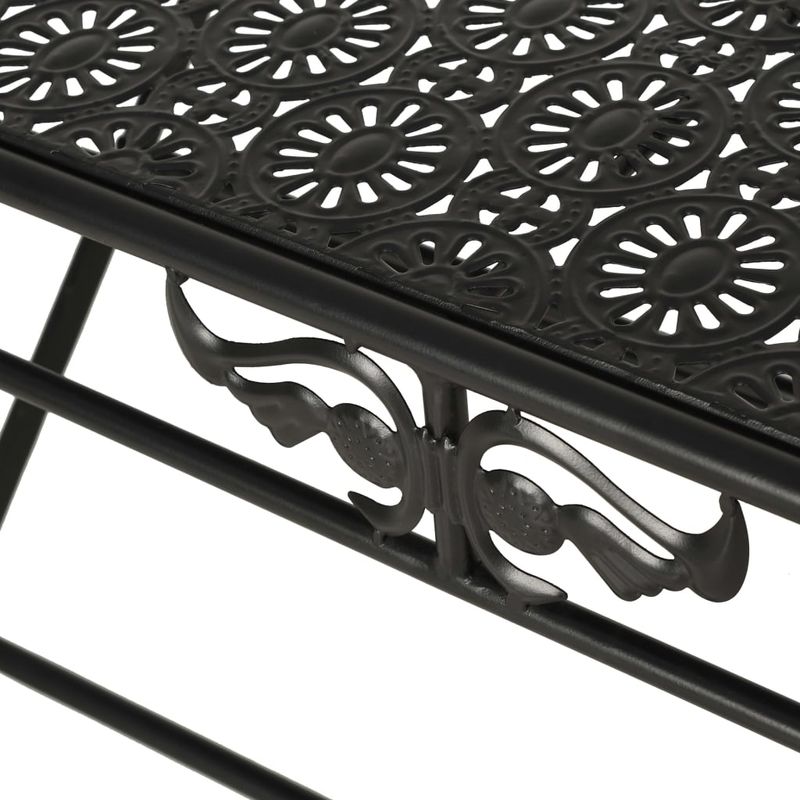 Casa si Gradina - Mobilier - Mese si birouri - Masute de cafea - Masuta de cafea pliabila, vintage, negru, 100x50x45 cm, metal - Infinity.ro