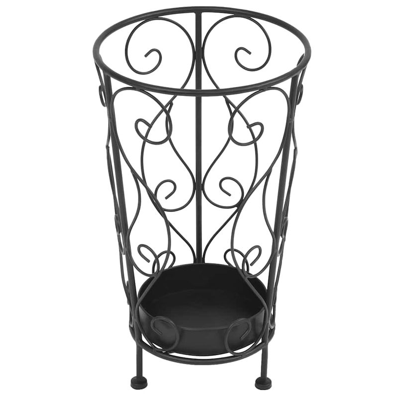 Casa si Gradina - Decoratiuni - Obiecte decorative - Suporturi umbrele - Suport pentru umbrela, stil vintage, metal, 26x46 cm, negru - Infinity.ro