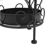 Casa si Gradina - Decoratiuni - Obiecte decorative - Suporturi umbrele - Suport pentru umbrela, stil vintage, metal, 26x46 cm, negru - Infinity.ro