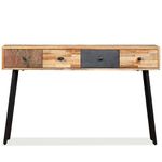 Casa si Gradina - Mobilier - Comode si corpuri - Console - Masa consola Lemn masiv de tec reciclat 120x30x76 cm - Infinity.ro