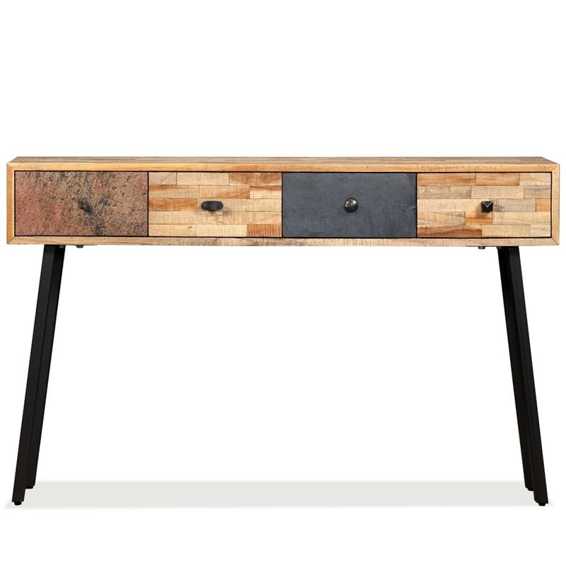 Casa si Gradina - Mobilier - Comode si corpuri - Console - Masa consola Lemn masiv de tec reciclat 120x30x76 cm - Infinity.ro
