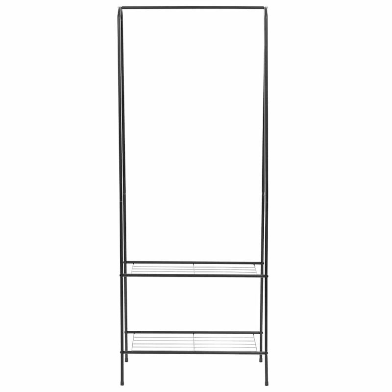 Casa si Gradina - Mobilier - Organizare si depozitare - Cuiere - Cuier de haine, 59 x 35 x 150 cm, negru - Infinity.ro