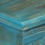 Casa si Gradina - Mobilier - Organizare si depozitare - Cufere si lazi - Cufar de depozitare, lemn masiv de mango, albastru 100x40x41 cm - Infinity.ro