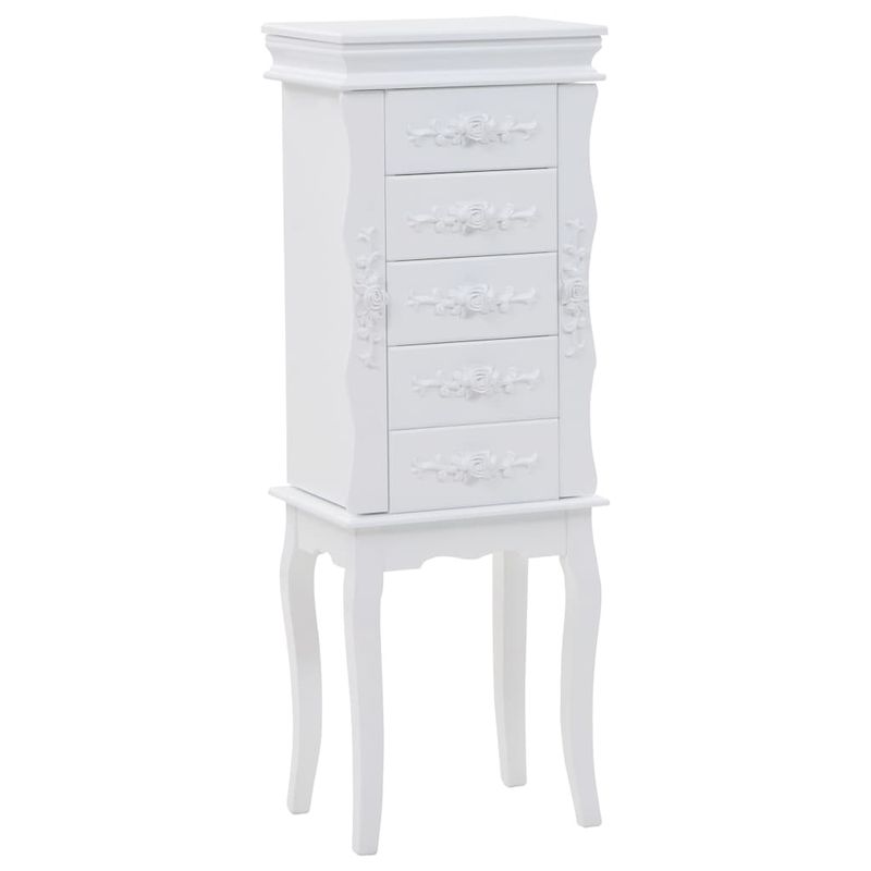 Casa si Gradina - Mobilier - Comode si corpuri - Comode - Dulap de bijuterii independent, alb - Infinity.ro