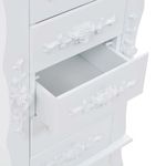 Casa si Gradina - Mobilier - Comode si corpuri - Comode - Dulap de bijuterii independent, alb - Infinity.ro